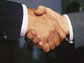 Photo of a handshake.