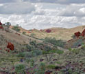 Photo showing hills of western Australia.