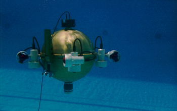ODIN (Omni-Directional Intelligent Navigator) under water