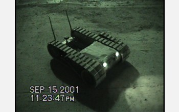 Photo of one of the search and rescue robots.