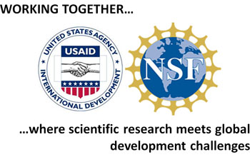 Logos for the National Science Foundation and USAID.