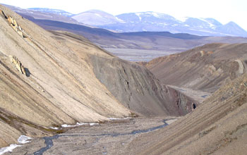Photo of Griesbach Creek in the Arctic.
