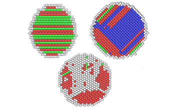 Defect patterns in DNA-linked crystals