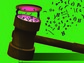 Graphic of an auction gavel