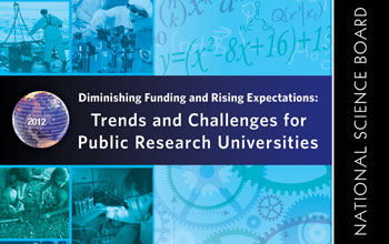 Cover of the NSB report Trends and Challenges for Public Research Universities.