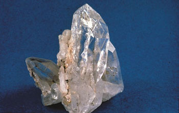 Photo of quartz crystals.