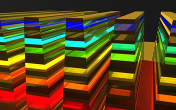 microchip with alternating layers of ultra-thin metal