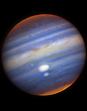 Jupiter and Its Two Red Spots