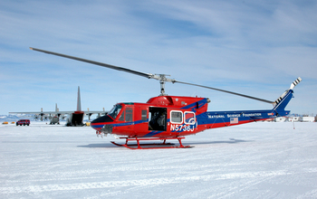 A U.S. Antarctic Program helicopter