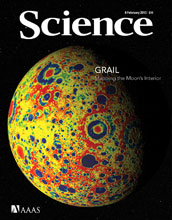 Cover of journal Science