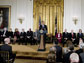 Photo of President Obama, 2008 National Medal of Science and National Medal of Technology awardees.