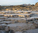 Photo of rock formations in Oman.