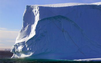 Photo of an iceberg in East Greenland.