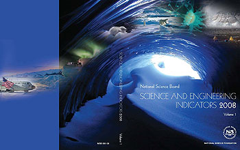 The cover of Science and Engineering Indicators 2008 celebrates International Polar Year.