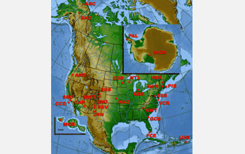 Map showing Arctic LTER Site (ARC) and Toolik Lake field research station on Alaska's North Slope.