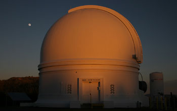 Sunset at the Palomar Samuel Oschin Telescope