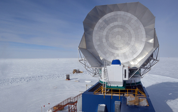 The South Pole Telescope in 2012-13.