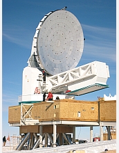 The South Pole Telescope.