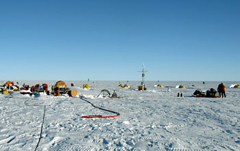 Pine Island drill camp