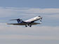 Photo of the advanced research aircraft used to study climate change and the tropopause.