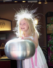 Hands on science at the local mall