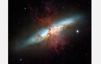 M82 released by the Hubble Heritage project.