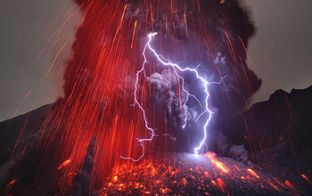 Volcanic eruption