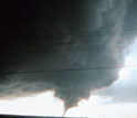 Photo of a tornado.
