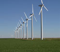 Photo of a Texas wind ranch.