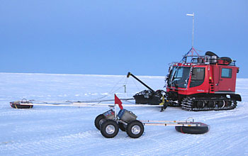 The Yeti robot in Greenland