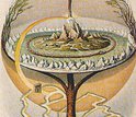 This 1847 depiction shows the Norse tree of life, known as Yggdrasil.