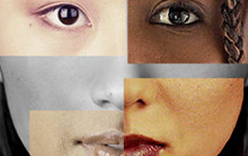 composite face of several races