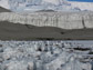 frozen lake sediments of an Antarctic glacier