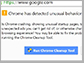 Google Chrome cleanup tool