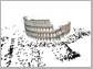 digital reconstruction of the Colosseum