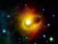 collapsed star at the center of image