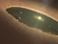 artist's concept of a young star system