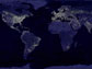 a global view of Earth at night