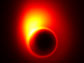 extreme gravity of a black hole distorts