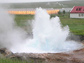 geyser of water