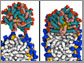 gold nanoparticles coated with special molecules