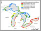 map of recreational use and cumulative stress