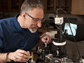 Howard Katz in his materials science lab
