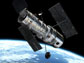the Hubble telescope in high orbit