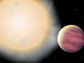 artist's rendering shows planet KELT-1b