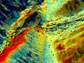 3-D map of post-earthquake topography
