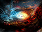 artist impression of the heart of galaxy NGC 1068