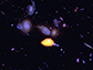 galaxy (orange), rich in carbon monoxide