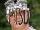 a soilder with the letters PTSD on his face