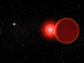 artist's conception of Scholz's star and its brown